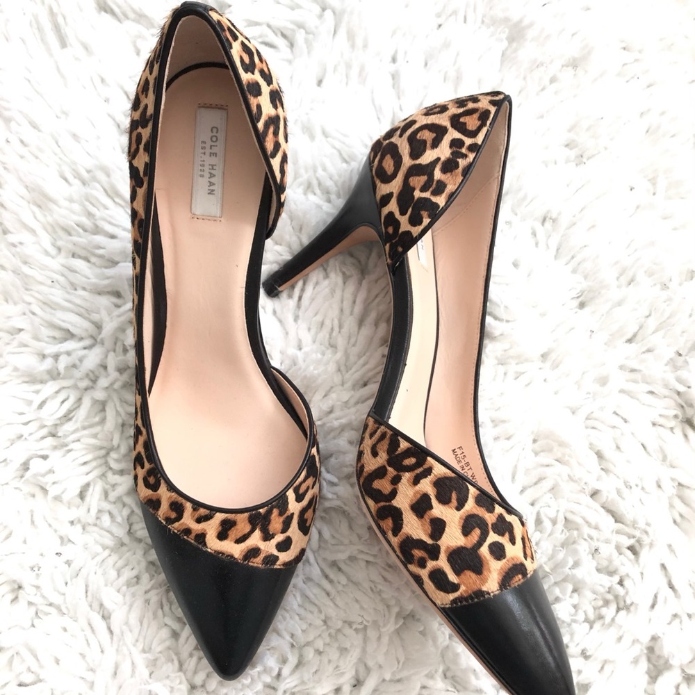 Cole Haan Animal Print Pumps